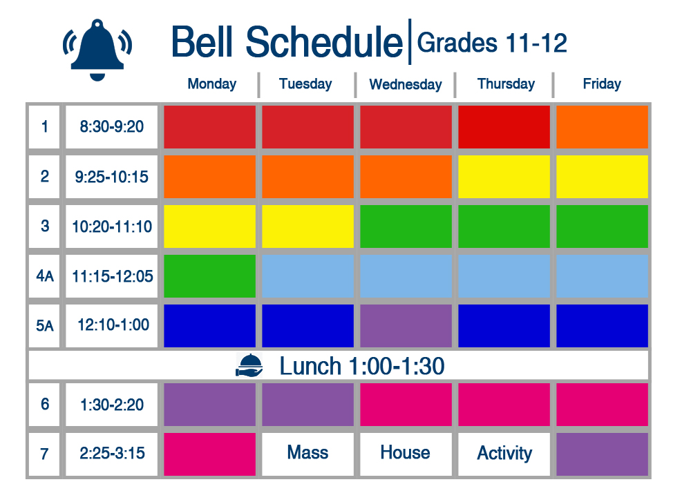 Bell Schedule 11-12