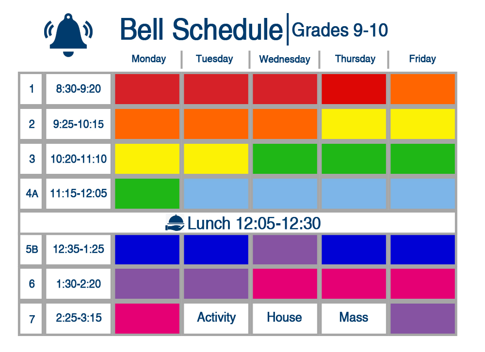Bell Schedule 9-10