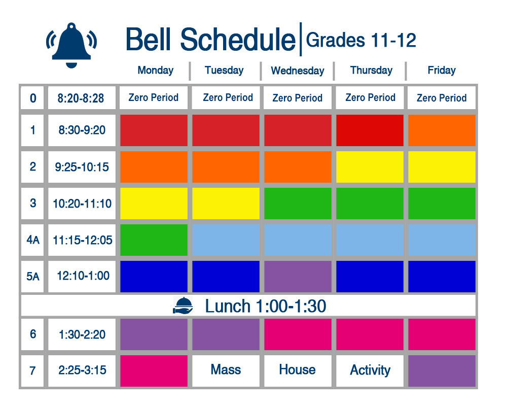 Bell Schedule 11-12