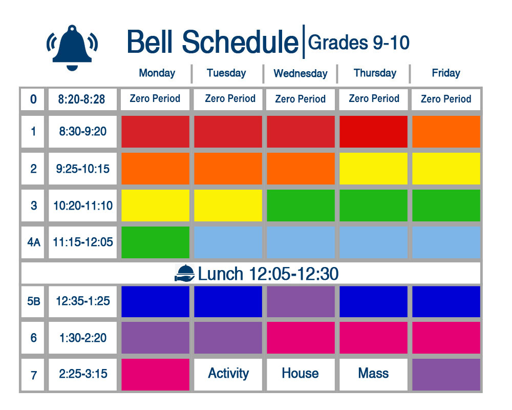 Bell Schedule 9-10