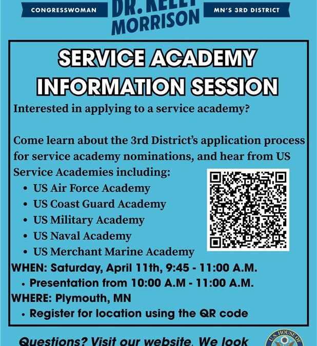 U.S. Service Academy Info. Session Hosted at PA on April 11